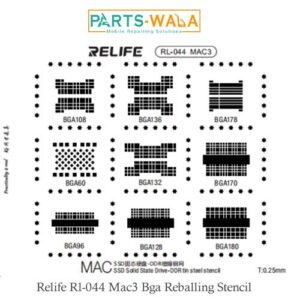 Relife Rl-044 Mac3 Bga Reballing Stencil