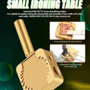 Relife RL-067A 3in1 Multifunctional Small Ironing Table for 936 / 210 / T12 Series Welding Station Phone IC Chip