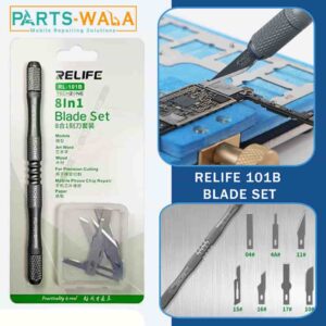 RELIFE RL-101B 8-in-1 knife Set For Mobile Phone Mainboard BGA PCB Chip IC Repair