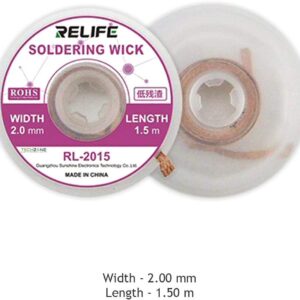 Relife Desoldering Wick RL-2015 (1.5m Long - 2.0mm Wide)