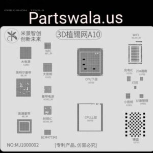 Mijing 3D Reball Stencil For iPhone A10/7/7p