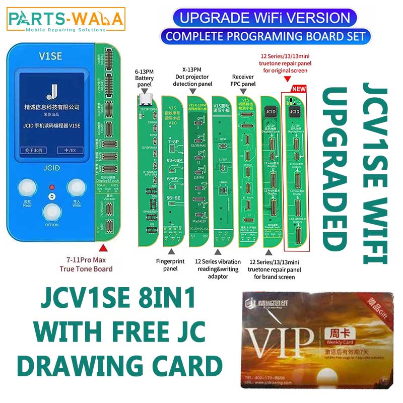 JCID V1SE 8in1 WIFI Upgraded Version programmer with free JC Drawing ...