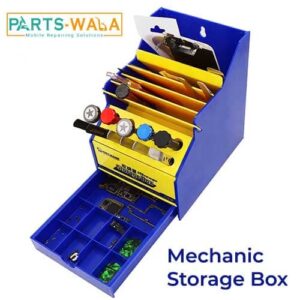 Mechanic Storage Box PVC Multifunctional Office Desktop Helper Mobile Phone Toolbox