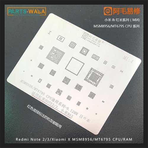 AMAOE MI4 Stencil XIAOMI Redmi Note 2/3/Xiaomi X MSM8956