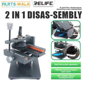 RELIFE RL-601S Plus 2 in 1 Multifunctional Dismantling Rotating Screen Fixture Removal Separation