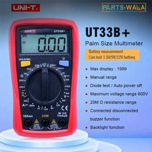 UNI-T UT33B+ Palm Size Digital Multimeter