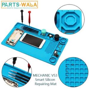 Mechanic V53 Mobile Phone Motherboard Maintenance Blue High Temperature Resistant Work Mat