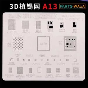 Mijing 3D A13 IC Chip BGA Reballing Stencil Set For Iphone 11/11 Pro/11 Pro Max