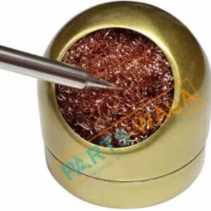 Solder Iron Tip Cleaner Cleaning Steel Wire Sponge Balls (Golden Color)