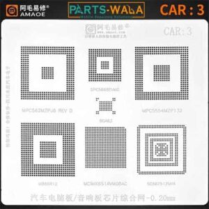 BGA Reballing Stencil for CAR 3 CHIPS D35003F5 G24066 L7213 0XD4905GG GY8242 DRA655ATSCICYEQ1 TPS569038 ADV7483 5432AAANQ1