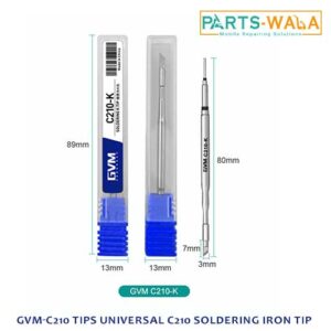GVM-C210-K Tips Universal C210 Soldering Iron Tip Compatible For X Soldering T210 And Sugon T26 Soldering Station Hand