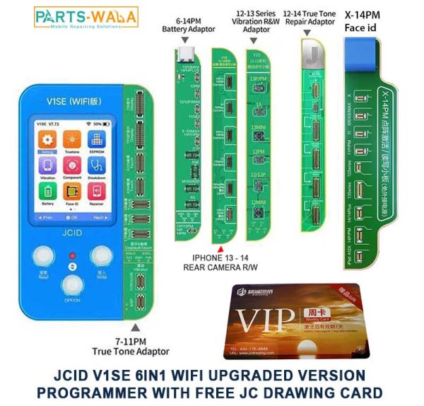 JCID V1SE 6in1 WIFI Upgraded Version programmer with free JC Drawing Card