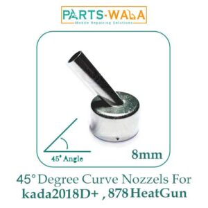 Kada2018D+ Heatgun Nozzle 45 Degree Curved