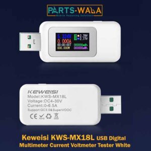 Keweisi KWS-MX18L USB Digital Multimeter Current Voltmeter Tester (White)