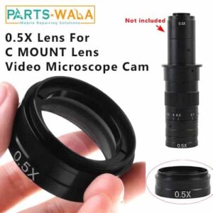 0.5X Lens For C MOUNT Lens Industry Video Microscope Camera