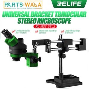 RELIFE RL-M3T-STL2 Trinocular HD Stereo Microscope