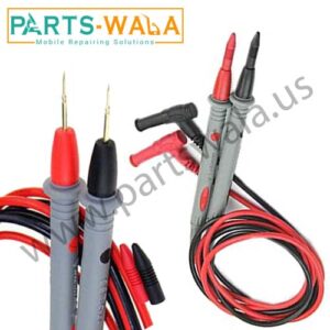 PRO Multimeter Cord Prob Set Test Cable Pair Sharp Lead Needle Set