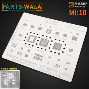 Amaoe MI10 BGA Reballing Stencil for Redmi K20 K20Pro Xiaomi 9 Series SM8150 0.12mm CPU Ram Power WIFI Audio IC Chip Tin Net Repair