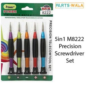 M&R 5 in 1 M8222 Precision Screwdriver Set Multi Color Mobile Android Computer Repair