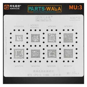 Amaoe MU 3 BGA Reballing Stencil for MTK CPU