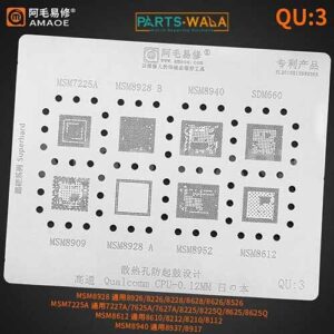 AMAOE QU3 CPU Stencil Qualcomm