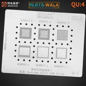 Amaoe Qualcom QU4 CPU Stencil