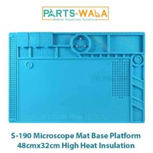 S-190 Microscope Fixed Base Platform Pad High Heat Insulation Maintenance Mat