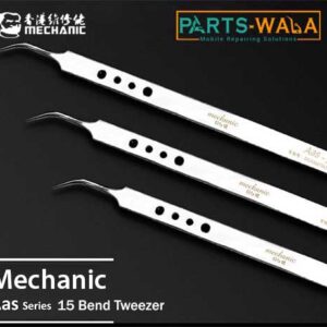 Mechanic Tweezer AAS 15 Bend With Holes Non-slip Heat Dissipation Tweezers