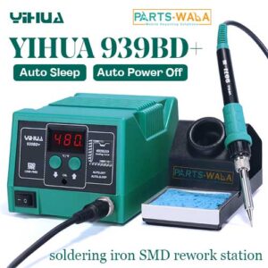 YIHUA 939BD+ Auto sleep and power off soldering iron SMD rework station