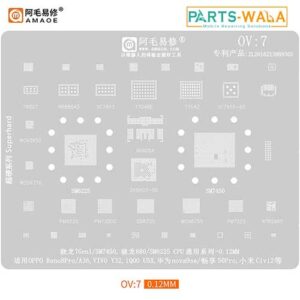 Amaoe OV7 Stencil For 77042 77048E VC7643 M2762A MP2762 SM6225 SM7450 PM6225 PM7350C SDR735 WCN6750 WCN3950 PM7325