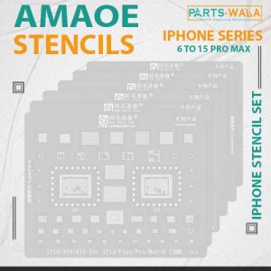 Amaoe Reballing Stencils for IPhones Series IPhone 6 to Iphone 15 pro max all stencils set