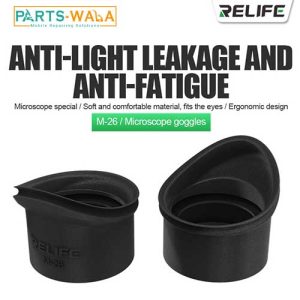 RELIFE M-26 Microscope Glasses 3D Eyepiece Cover Rubber Silicone Eyeshade for Most Stereo Microscopes