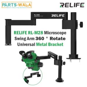 RELIFE RL-M28 Microscope Swing Arm 360 ° Rotate Universal Metal Bracket Aluminum Alloy Stand