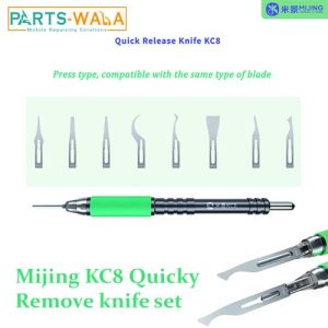 Mijing KC8 Quicky Remove Maintenance Knife Set for Mobile Phone Motherboard Glue Removal.