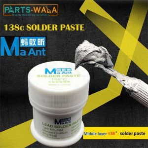 Maant mobile phone repair bga paste 138c low temperature for IPhone X Middle Layer