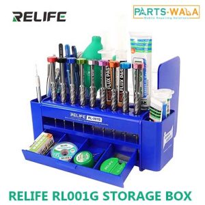 Relife RL-001G Tool Box Screwdriver Tweezer Tool Organizer Station For Phone Repair