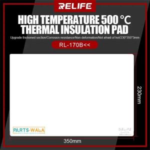 RELIFE RL-170B silicone pad universal high temperature 500 ℃ thermal insulation pad