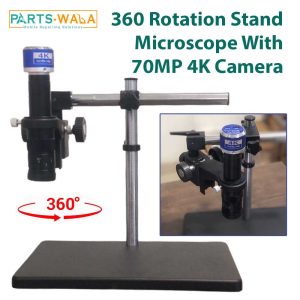 360 Rotation Stand Microscope With 70MP 4K 1080P Camera Digital Microscope