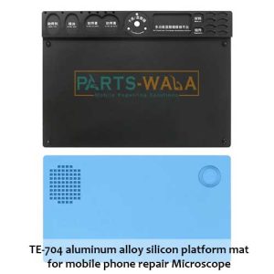 TE-704 aluminum alloy silicon platform mat for mobile phone repair Microscope