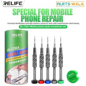 Relife RL-728A Strong Magnetic Adsorption S2 Bits Screwdriver Set Special for Mobile Phone Repair