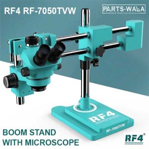 RF4 RF7050TVW 7-50X Stereoscopic Triocular Microscope with Boom Stand