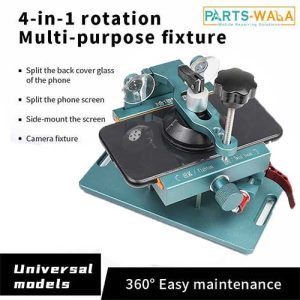 Multifunctional Mobile Phone Holder, 4-in-1 Rotation Mobile Phone Holder Heating-Free Display Separate Clamp