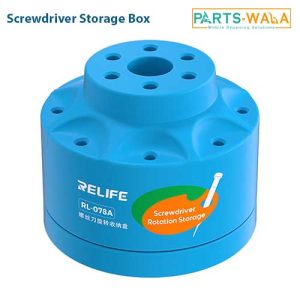 Relife RL-078A 360° Rotating Large Capacity 14-Hole Screwdriver Storage Box