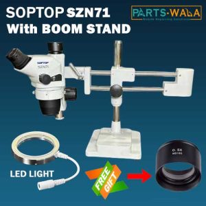 Soptop SZN71 Stereo Trinocular Microscope With Boom Stand