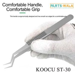 kOOCU ST-30 NON-MAGNETIC STAINLESS CURVE TWEEZER