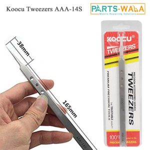 Koocu Tweezers AAA-14S Premium Quality Precision Straight Tweezer