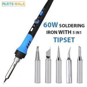 Soldering Iron 60W Ceramic Electric Soldering lron With 5in1 Tipset for Mobile Repairing