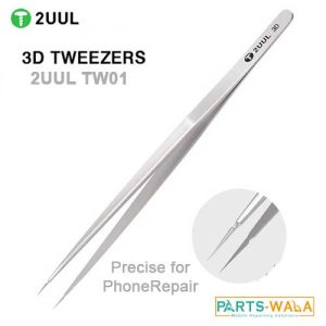 3D Tweezers 2UUL TW01 Hand Finish for Precise Phone Repair