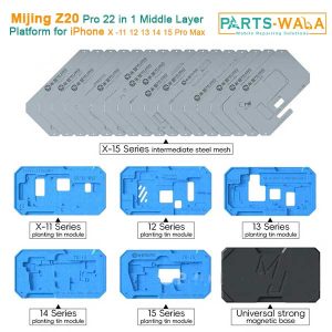 Mijing Z20 Pro 22 in 1 Motherboard Middle Layer Repair Platform for iPhone X -15 Pro Max