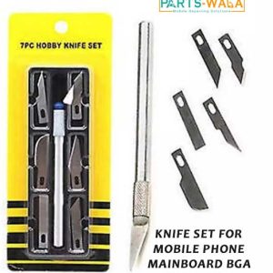 Hobby knife Set For Mobile Phone Mainboard BGA PCB Chip IC Repair 7pcs